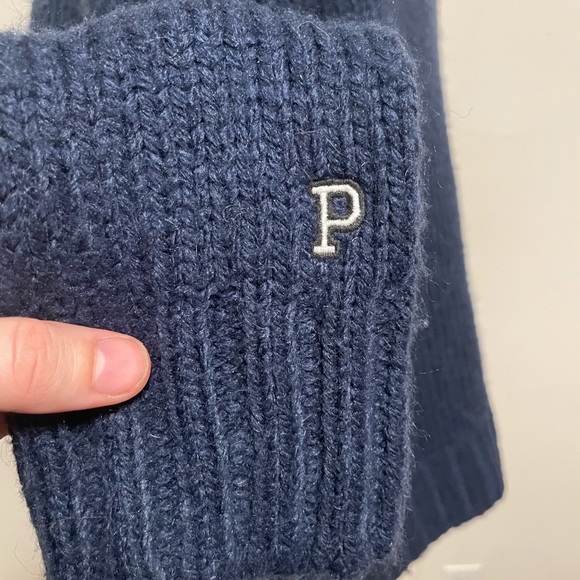 Victoria Secret PINK Crewneck Knit Sweater Navy Blue Size XS. - Picture 5 of 8